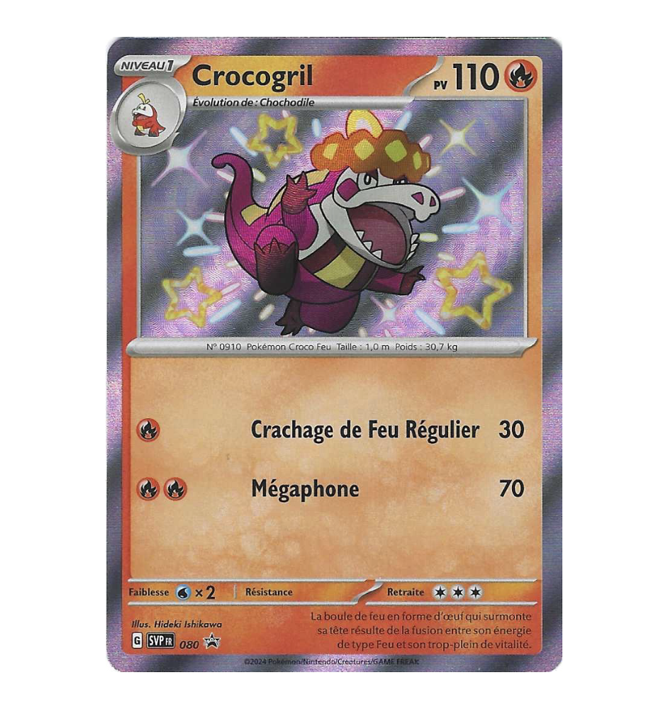 Crocogril 080 promo holo shiny