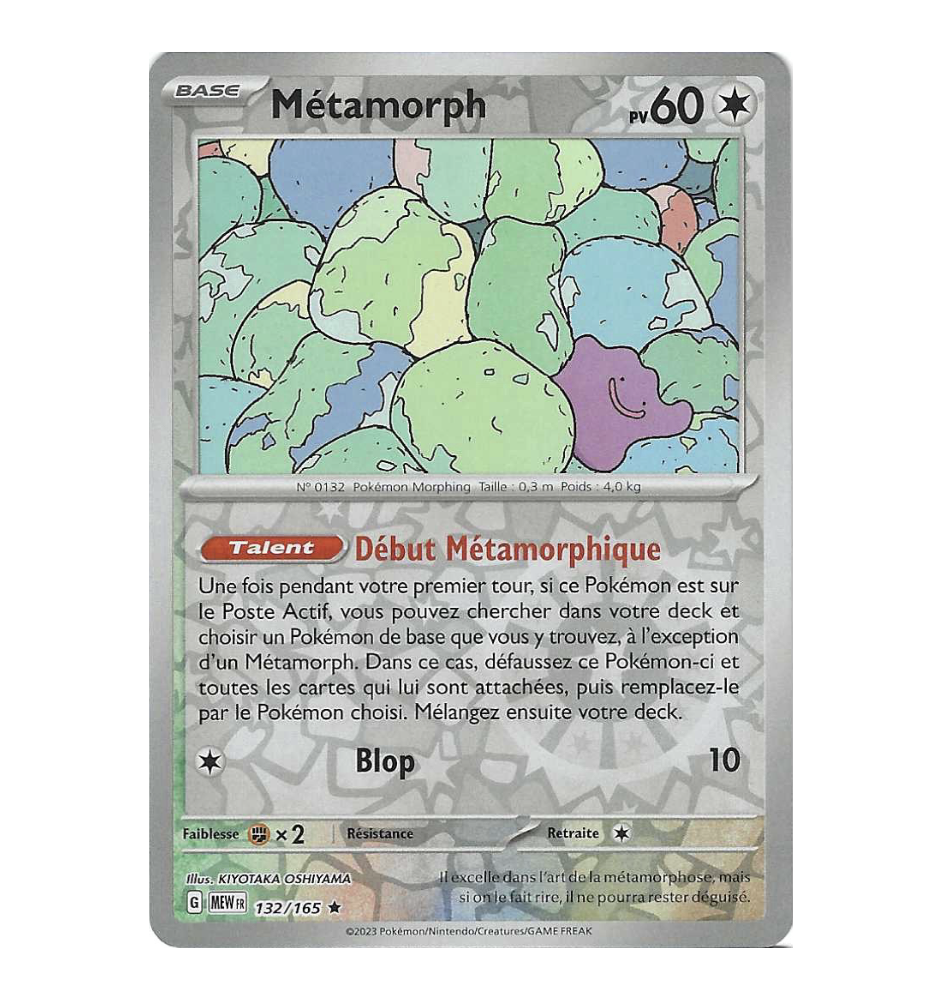Métamorph 132/165 Reverse