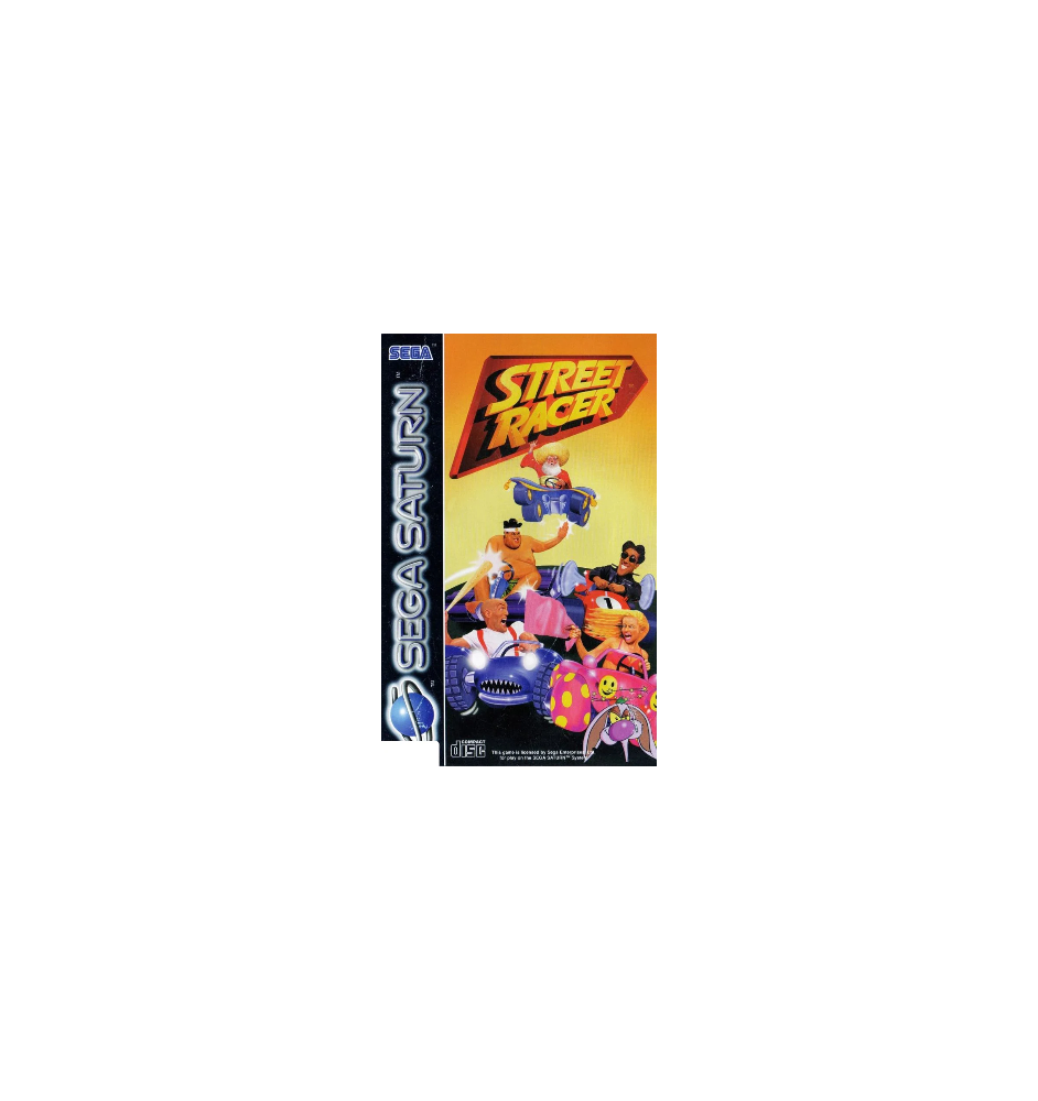 Sega Saturn Street Racer pal cib