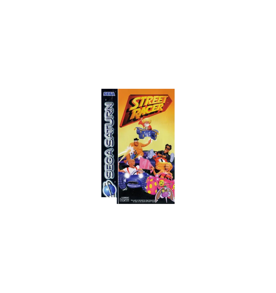 Sega Saturn Street Racer pal cib