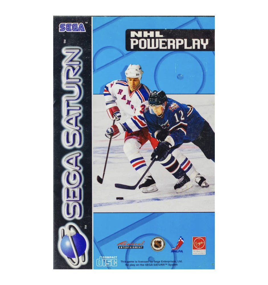 Sega Saturn NHL Powerplay pal cib
