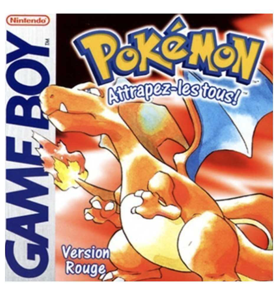Game boy Pokemon rouge loose pal Fra