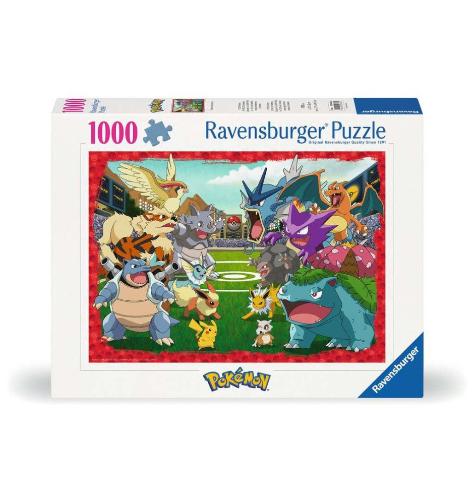 Puzzle Pokemon L'affrontement de Pokémon 1000P
