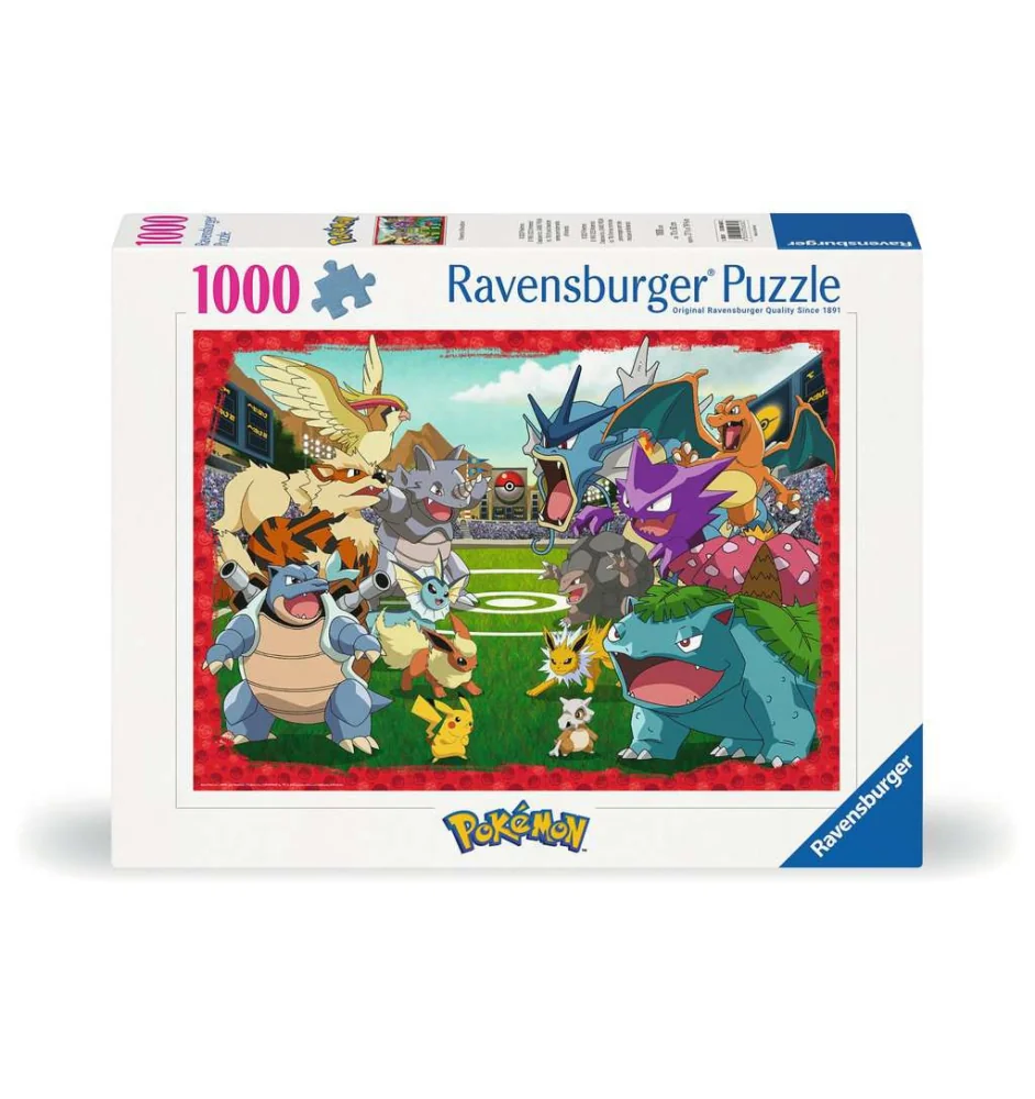 Puzzle Pokemon L'affrontement de Pokémon 1000P