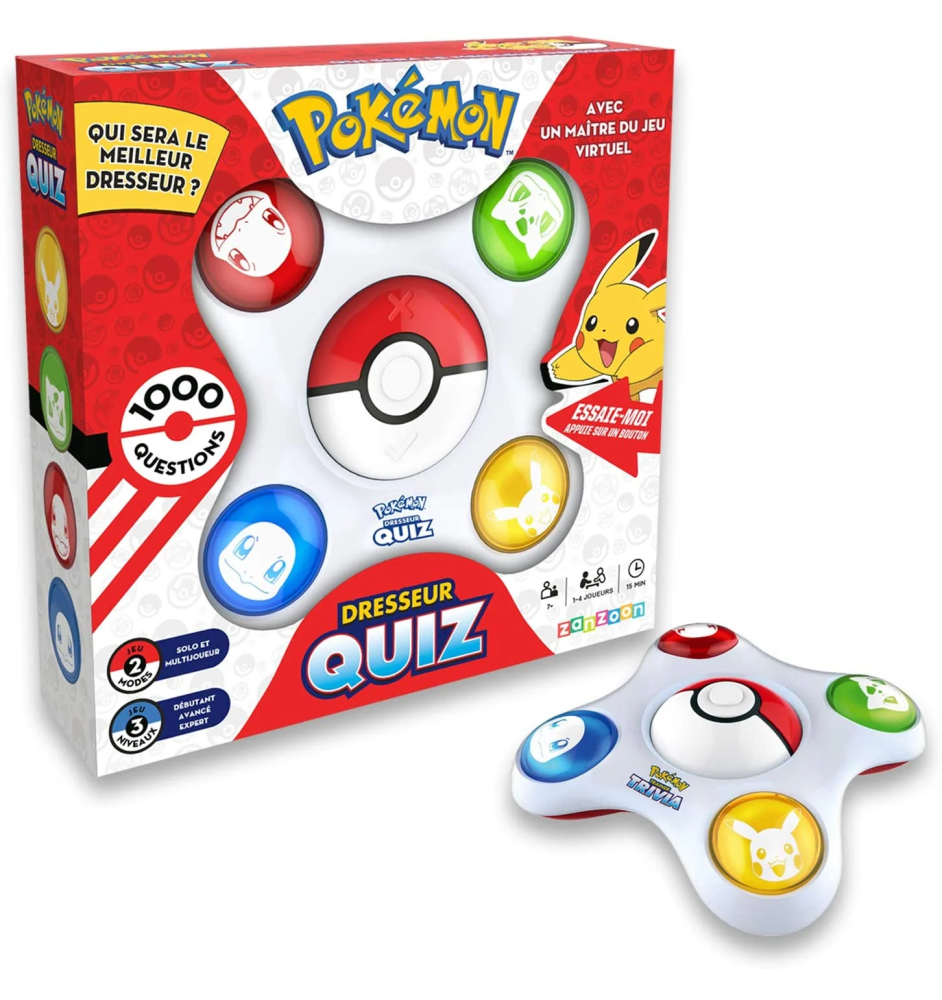 Quiz jeu électronique Pokemon interactif FR