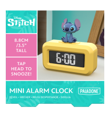 Réveil Disney avec figurine Stitch