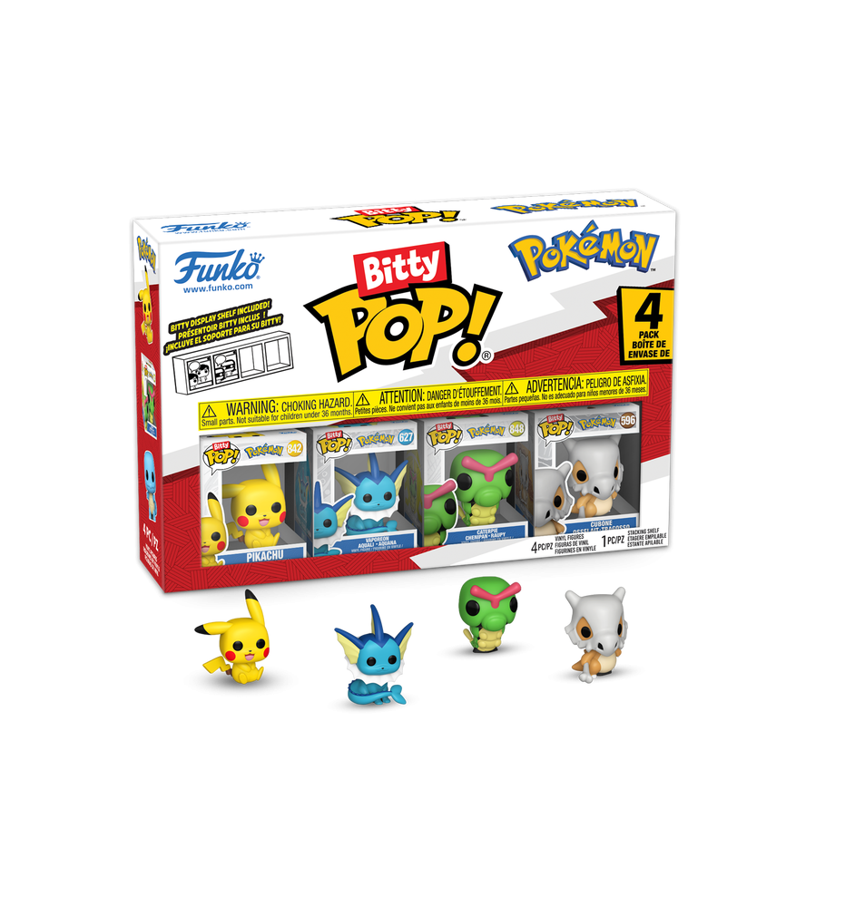 Funko pop ! Bitty Pop 4 Pack 2.5cm Pikachu