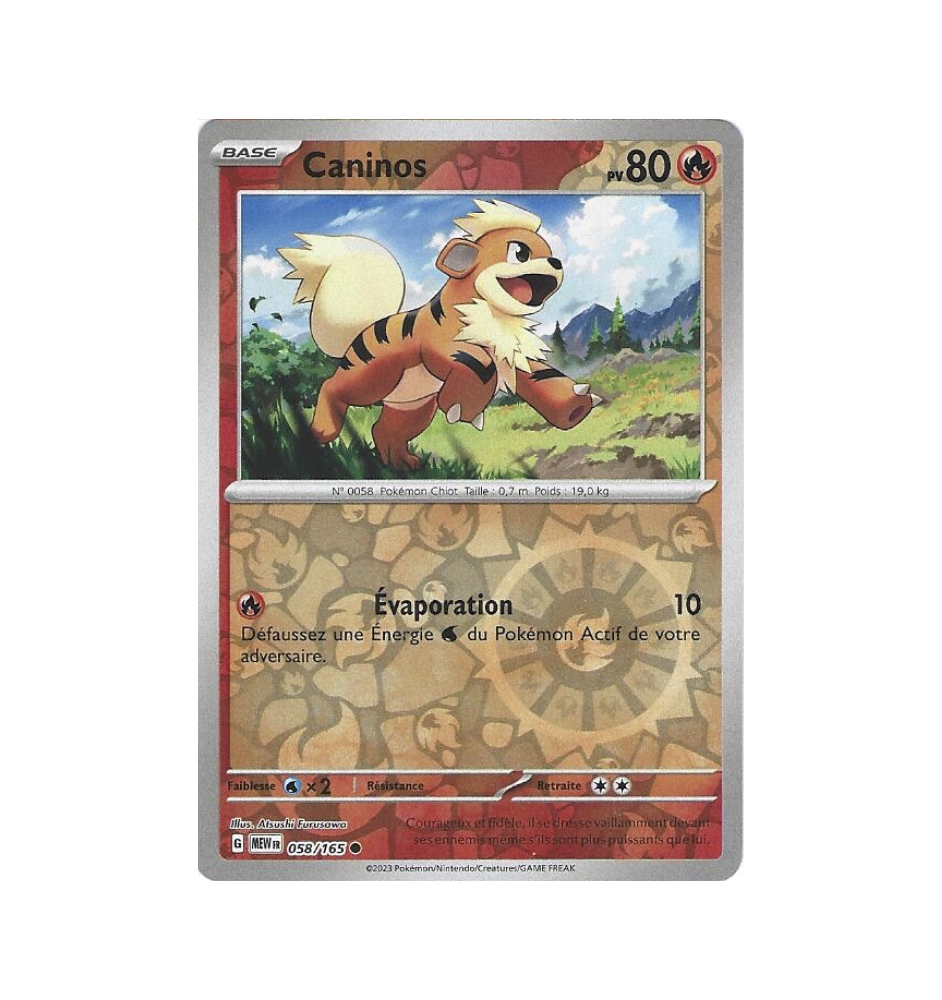 Caninos 058/165 Reverse