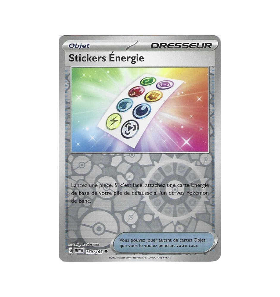 Dresseur Stickers Energie 159/165 Reverse