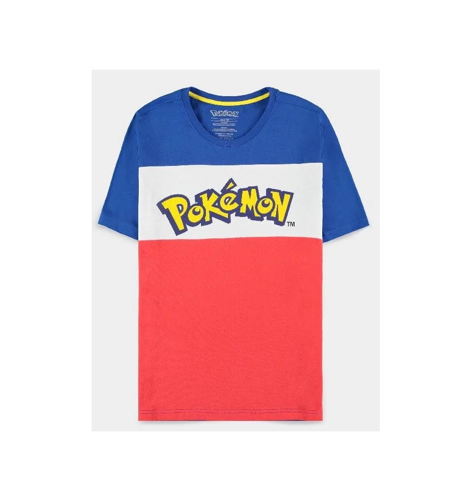 Pokemon Colour Block T-Shirt Homme XL