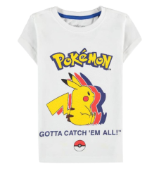 Pokemon Pika Silhouette T-Shirt Kids (110/116)