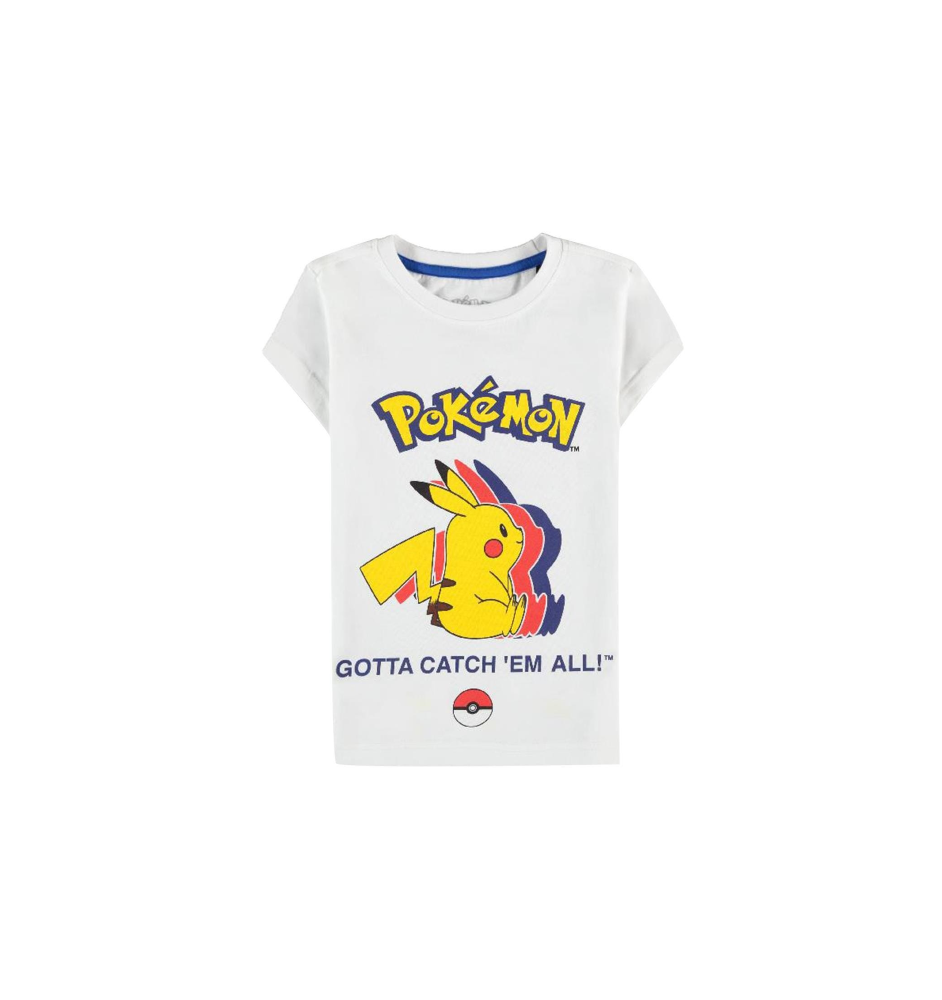 Pokemon Pika Silhouette T-Shirt Kids (110/116)