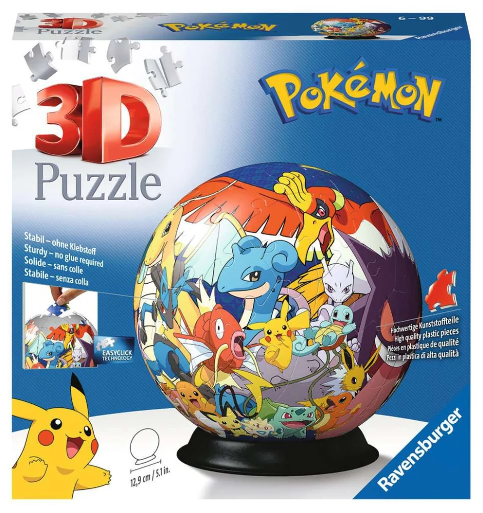 Pokemon Puzzle 3D 72p Rond