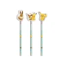 Pokemon Collection Flower Set de 3 Crayons avec Topper