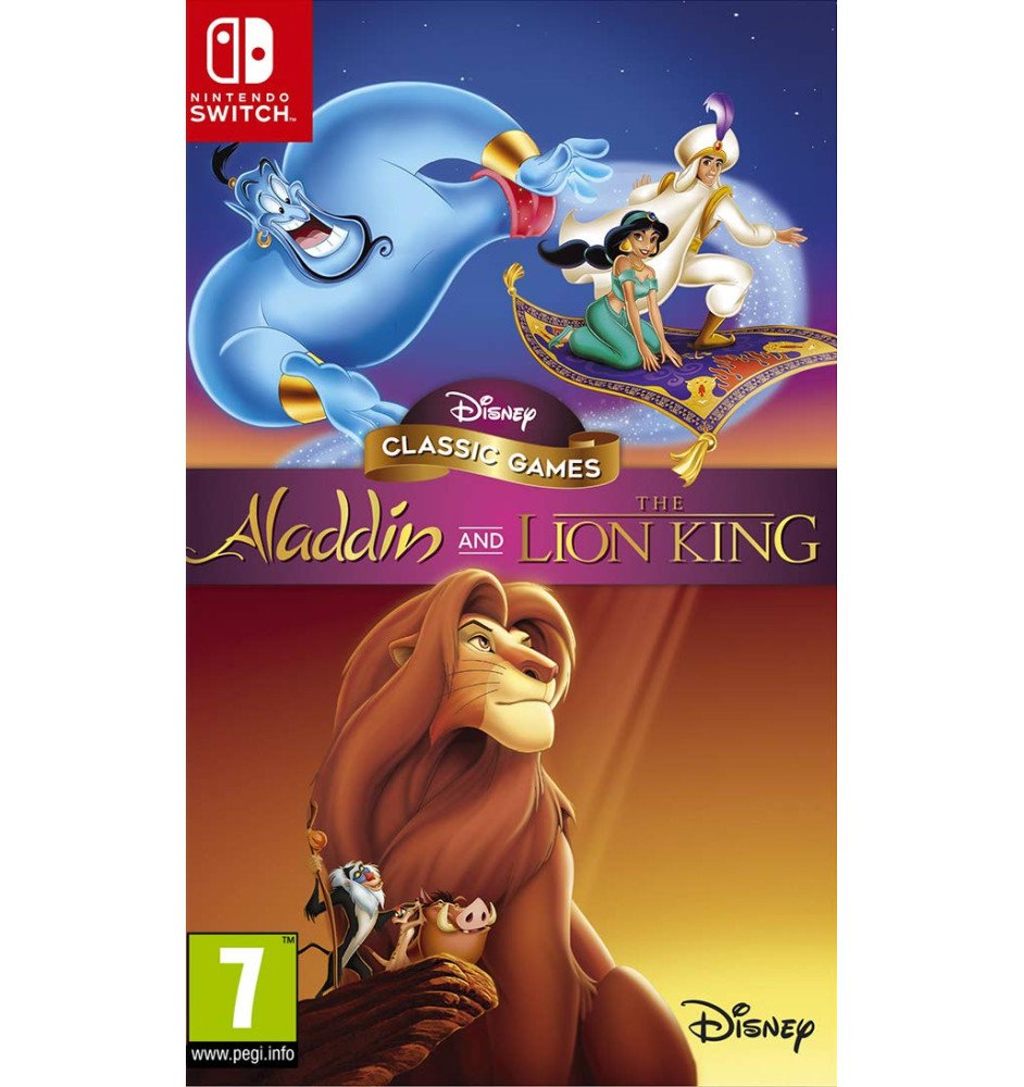Switch Disney Classics Games Aladdin And The Lion King