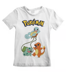 T-Shirt Pokemon Kids trio de départ 12/13 ans