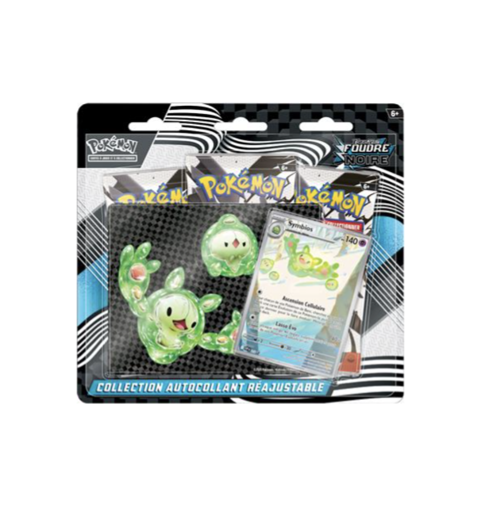 Pokémon Tripack Tech Sticker 3 Pack Foudre Noire EV10.5