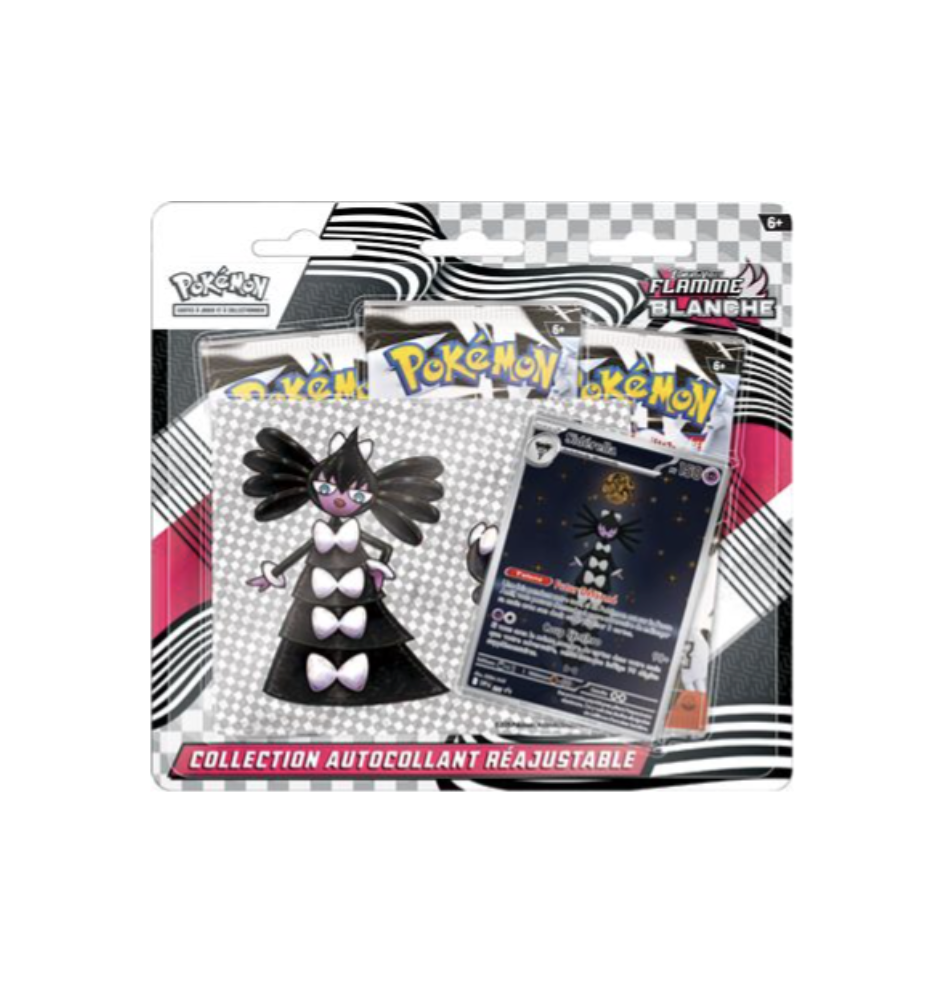 Pokémon Tripack Tech Sticker 3 Pack Flamme Blanche EV10.5