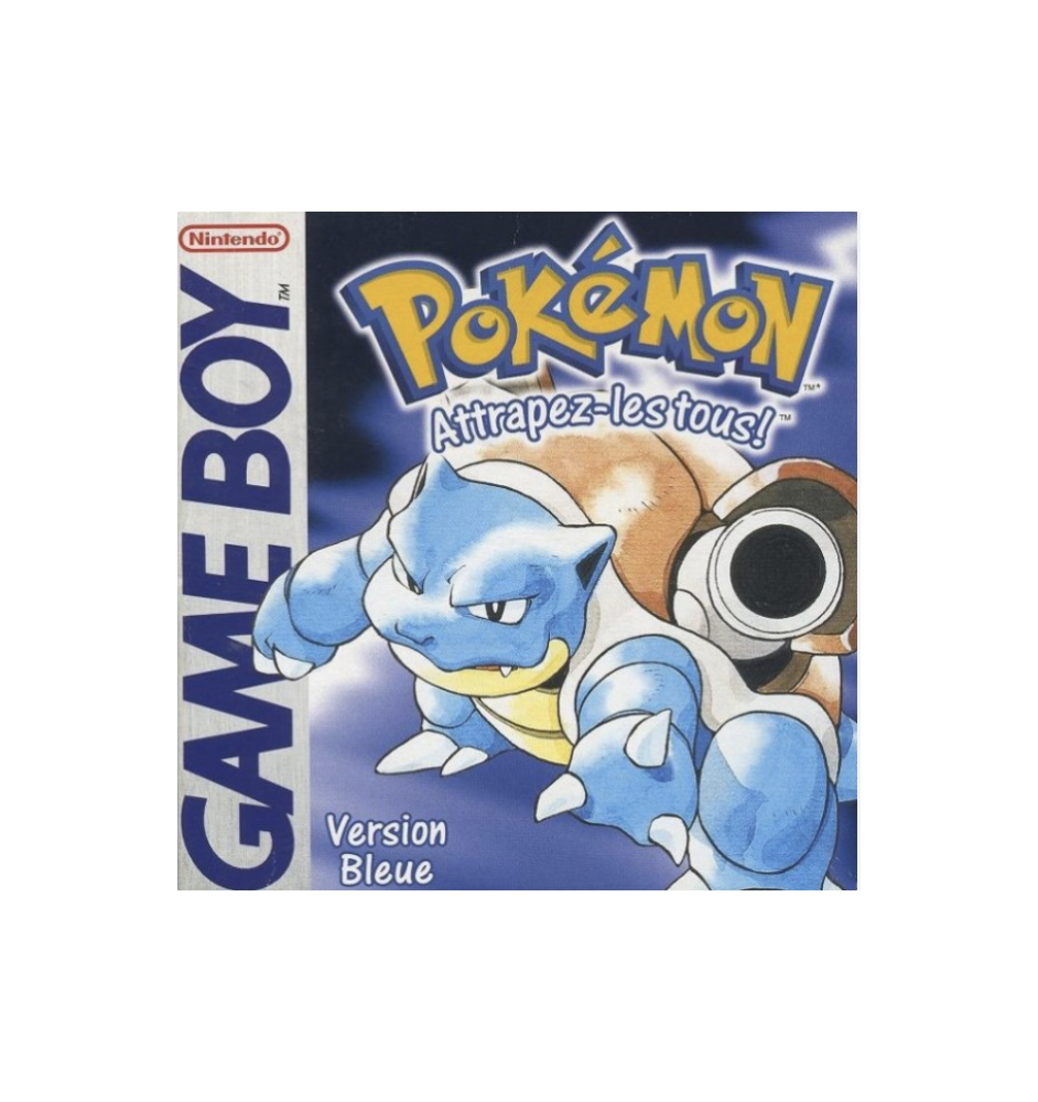 Game boy Pokemon Bleu loose pal Fra