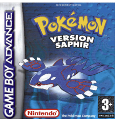 Game boy advance Pokemon Version Saphir loose pal Fra