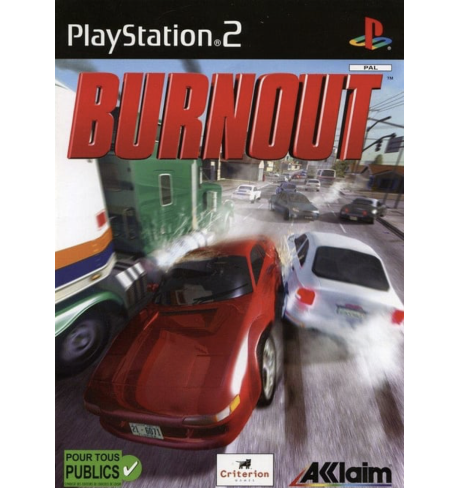 PS2 Burnout Cib