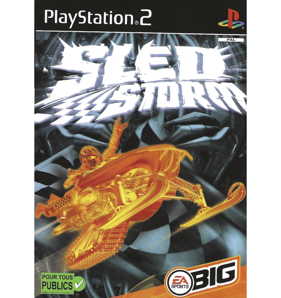 PS2 Sled Storm Cib