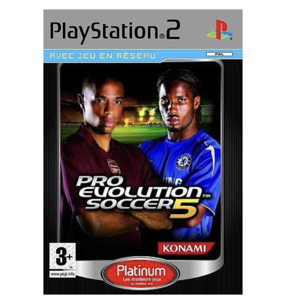 PS2 Pro Evolution Soccer 5 Plat Sn