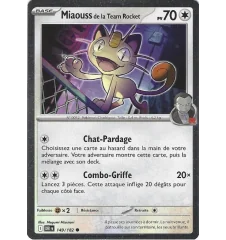 Meowth from Team Rocket 149/182 Cosmo Holo