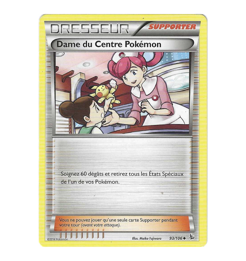 Dresseur Dame Du Centre Pokémon 93/106