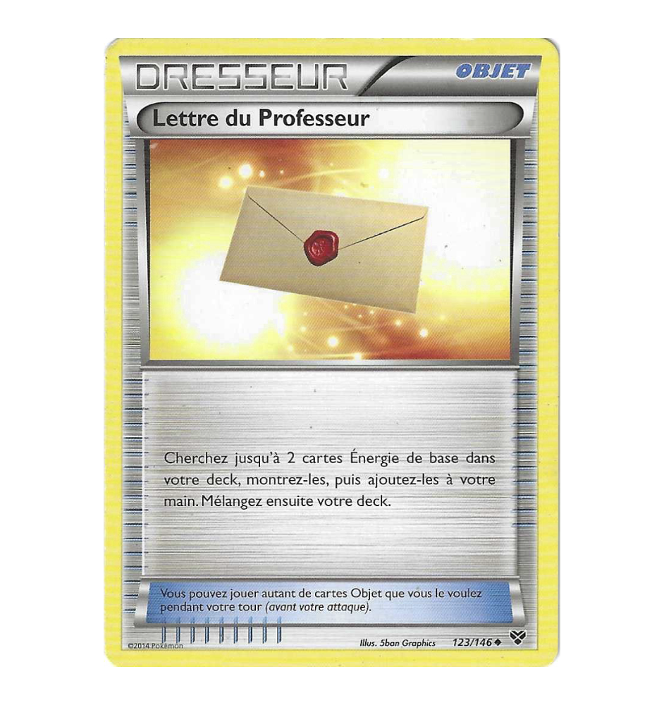 Dresseur Lettre Du Professeur 123/146