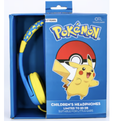 Casque Enfant / Ado Pokemon Pikachu + Micro Neuf