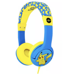 Casque Enfant / Ado Pokemon Pikachu + Micro Neuf