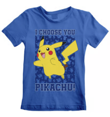 Pokemon T-Shirt I Choose You Pikachu Enfant 12-13ans