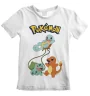T-shirt Enfant Blanc Pokémon Trio Original 12-13ans