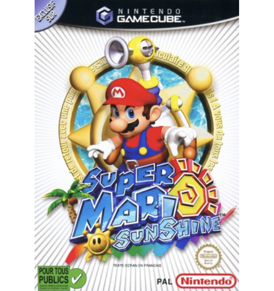 Gamecube Super Mario Sunshine Cib