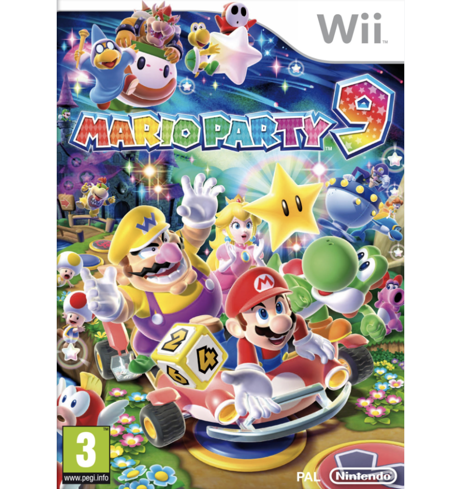 WII Mario Party 9 Cib