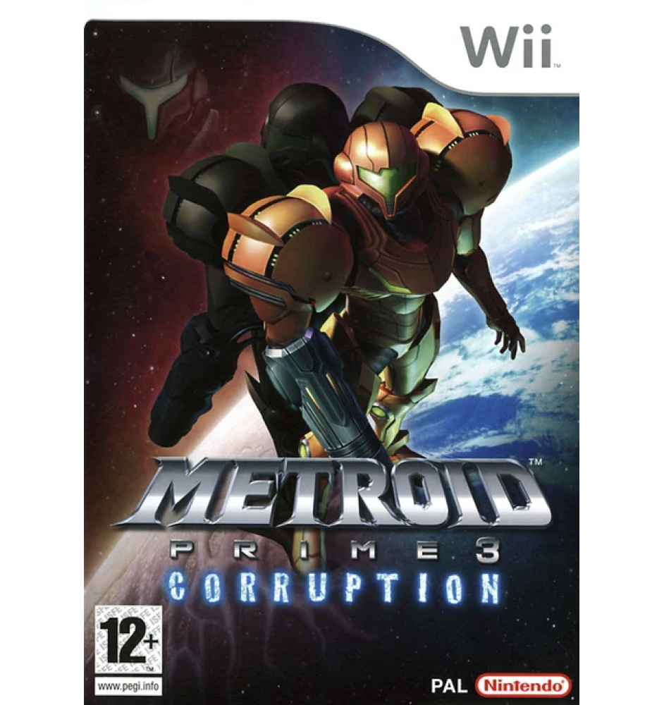WII Metroid Prime 3 Corruption Sn