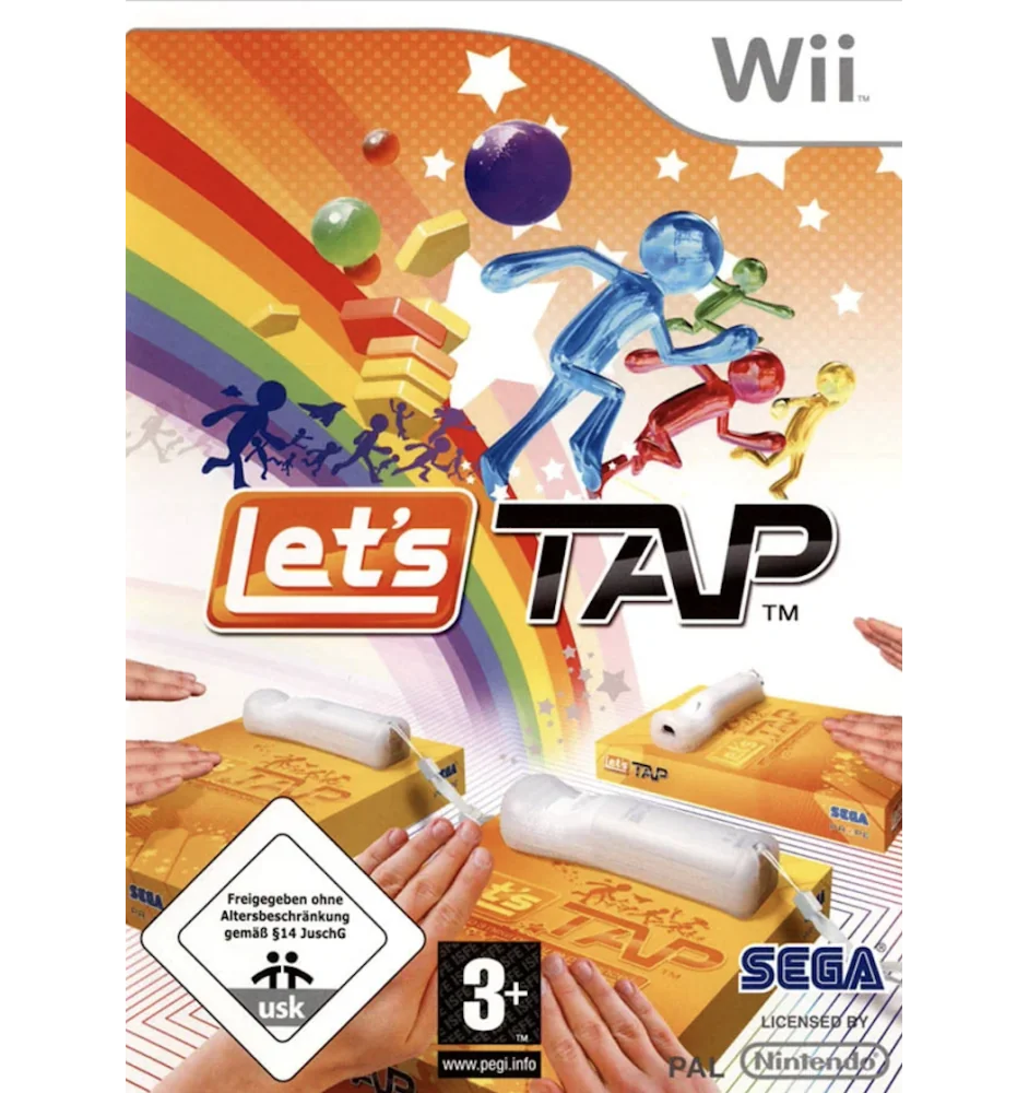 WII Let's Tap Neuf