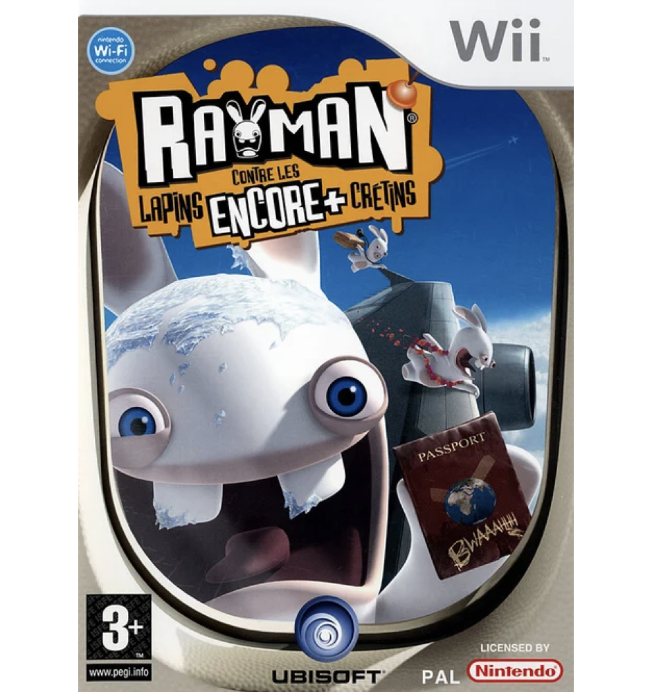 WII Rayman Contre Les Lapins Encore + Crétins Cib