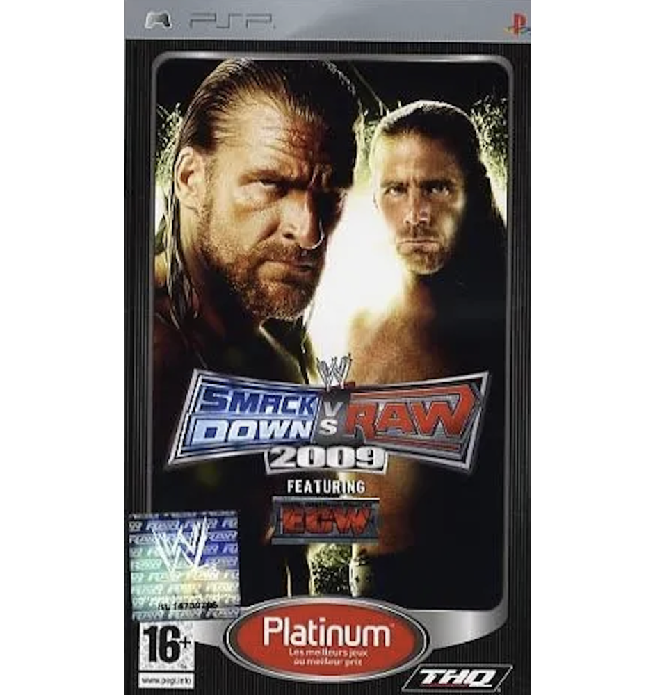 PSP Smackdown Vs Raw 2009 Plat Cib