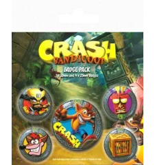 Badge X5 Crash Bandicoot