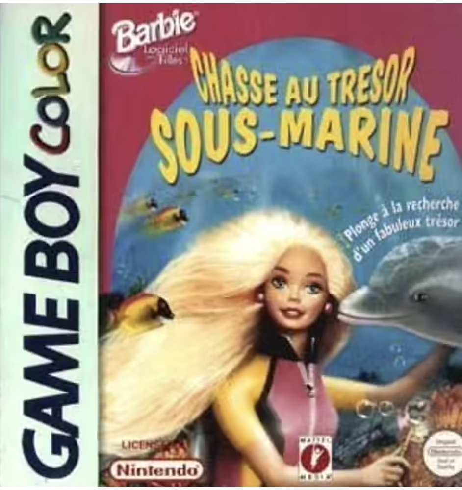 Game Boy Color Barbie Chasse Au Tresor Sous Marine Loose Fra