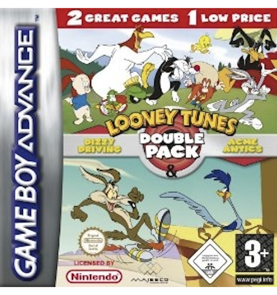 Game boy advance Looney Tunes : Double Pack - Dizzy Driving / Acme Antics en loose avec notice ukv