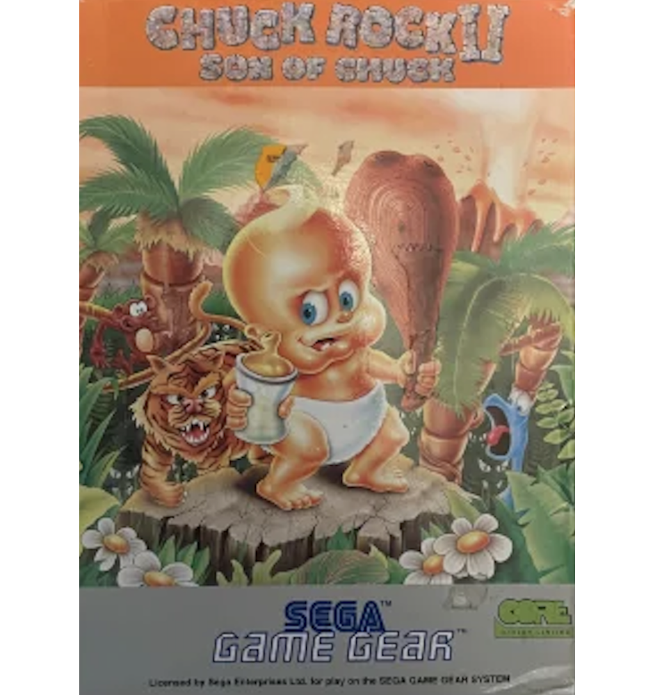 Game Gear Chuck Rock 2 Son Of Chuck Avec Notice Loose