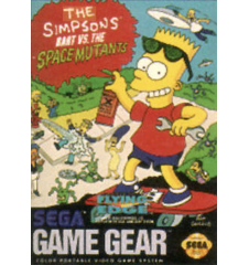 Game Gear The Simpsons Bart Vs The Space Mutants Avec Notice Loose