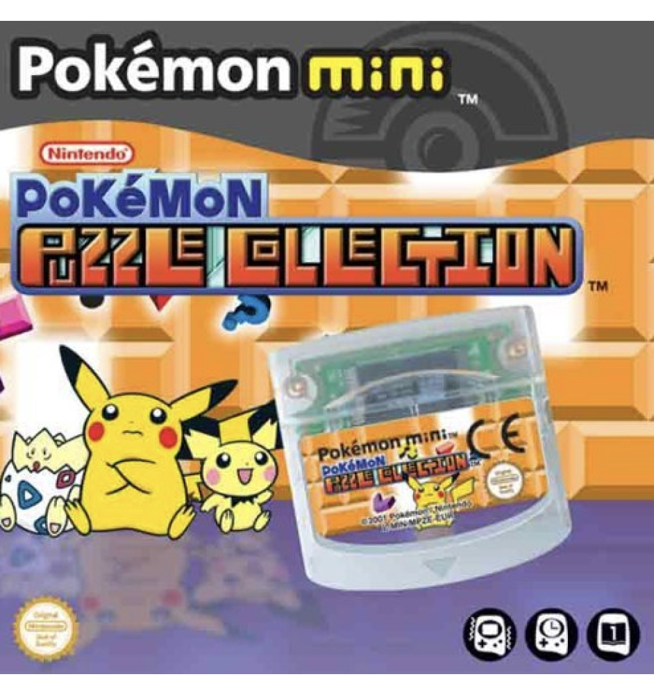 Nintendo Pokémon Mini Puzzle Collection NOE Cib