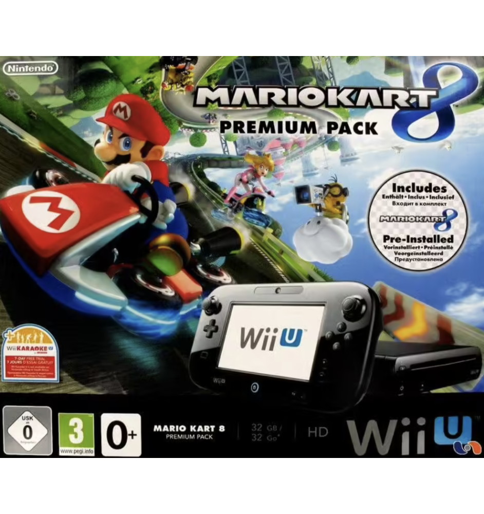 Console Wii U pack Mario Kart 8 Cib