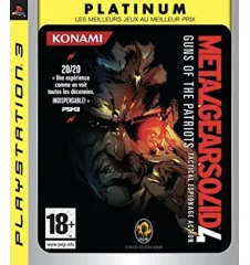 PS3 Metal Gear Solid 4 Plat Cib