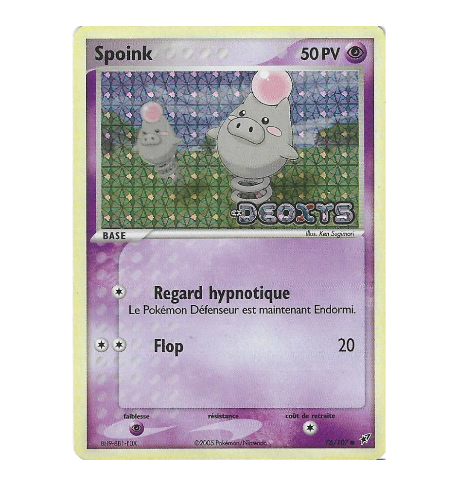 Spoink 76/107 Holo Stamp