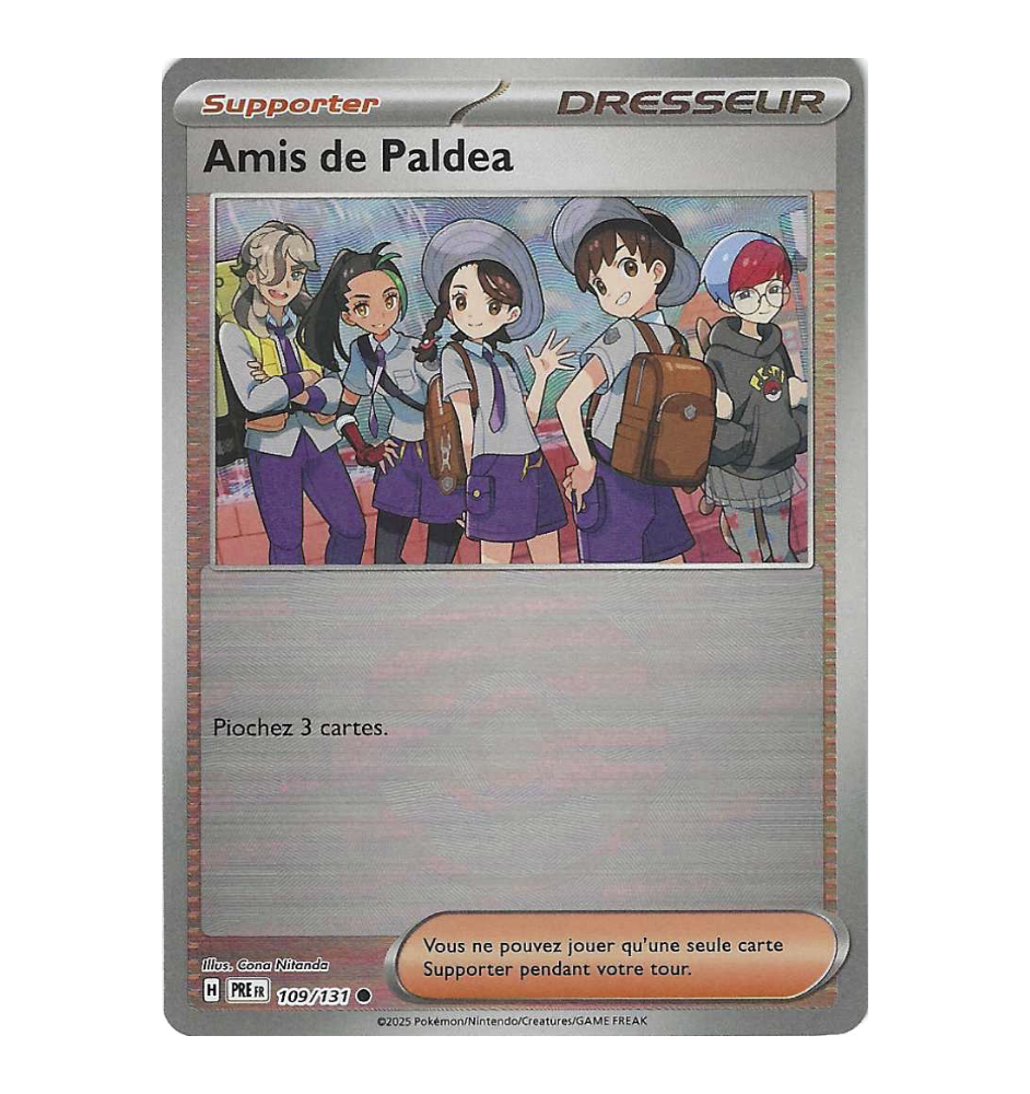 Dresseur Amis De Paldéa 109/131 Reverse Pokeball